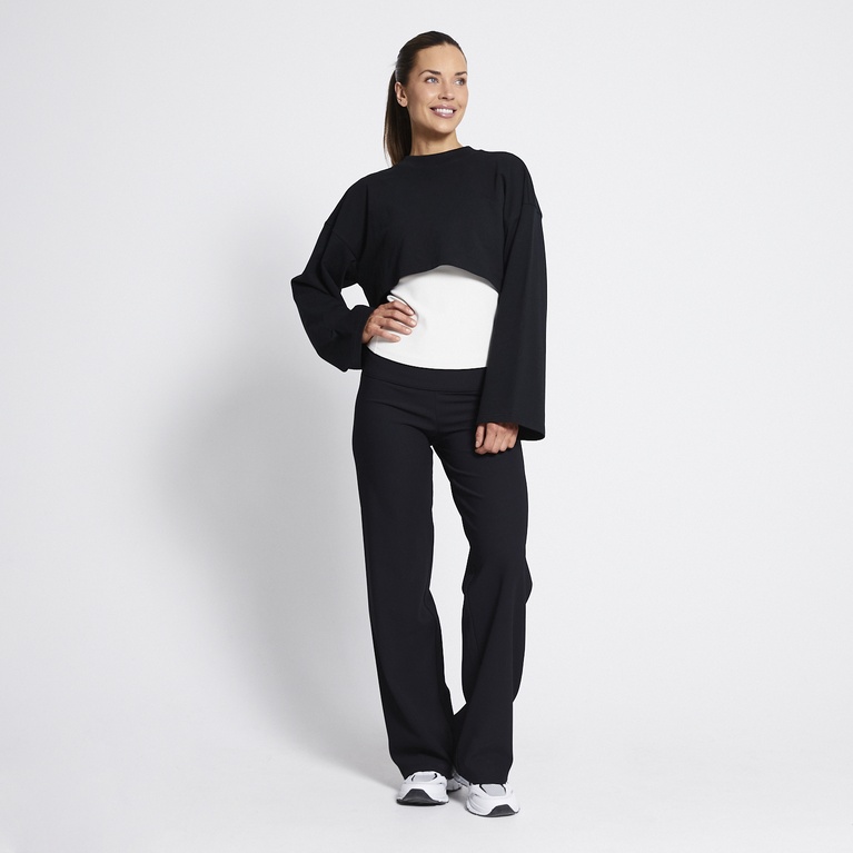 Cropped sweatshirt "Power Crew"